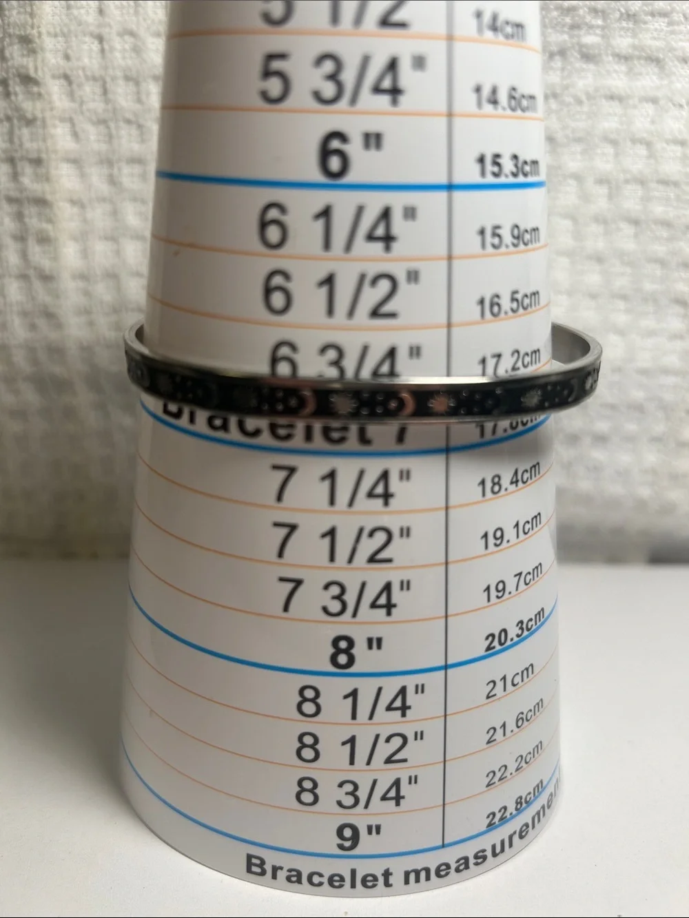 Celestial Unisex Cuff w/Inspirational Saying